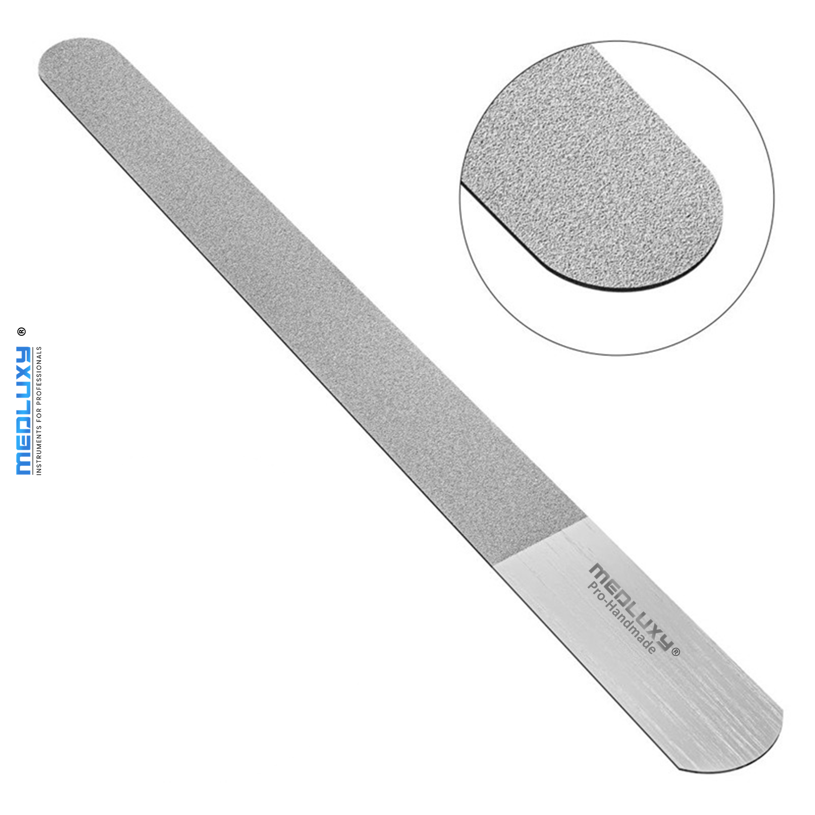 Medluxy - Diamant nagelvijl – Nagel- en voetvijl – Professioneel - 15 cm